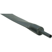 Tubos termorretráctiles de alta temperatura — 25.4 mm (1"), 122 cm (4\'), Negro