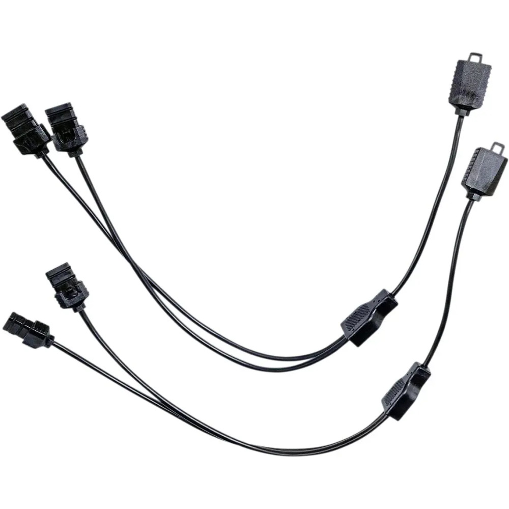 ProGLOW™ Cableado — 178 mm (7") Y-splitter, negro