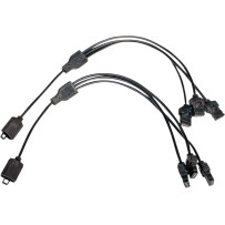 ProGLOW™ Cableado — 178 mm (7"), divisor 3 vías, negro