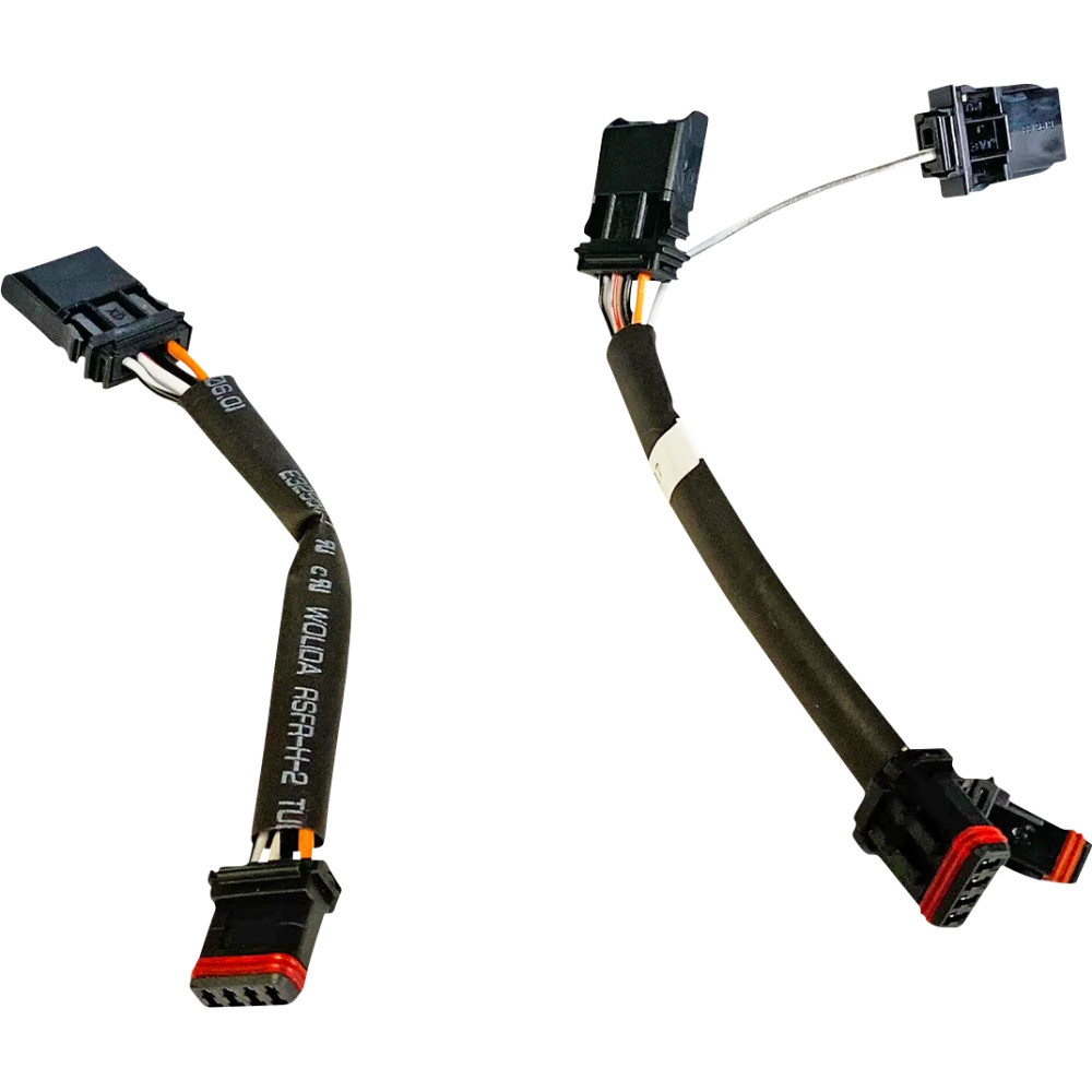 Kit de extensión de cableado para manillar — 20 cm (8"), Harley-Davidson, negro