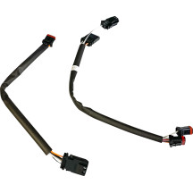 Kit de extensión de cableado para manillar — 10.2 mm (4") , Harley-Davidson, negro