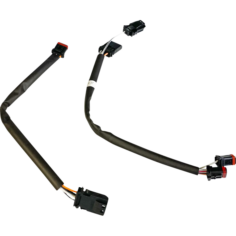 Kit de extensión de cableado para manillar — 10.2 mm (4") , Harley-Davidson, negro