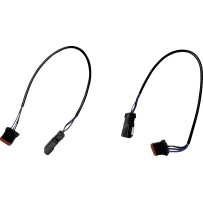 Arnés extensor para intermitentes delanteros — 20 cm (8"), conector JAE, Harley-Davidson