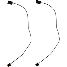 Arnés de extensión para intermitentes delanteros — 15" (38 cm), par, conector JAE, negro
