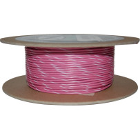 OEM Color Wire Spool — 20 AWG, 100' (30.5 m), Pink, White