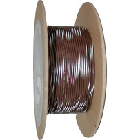 OEM Color Wire Spool — 20 AWG, 100' (30.5 m), Brown/White