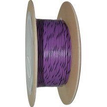 OEM Color Wire Spool — 20 AWG, 100' (30.5 m), Black, Violet