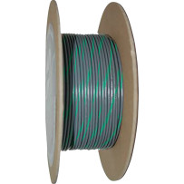 OEM Color Wire Spool — 20 AWG, 100' (30.5 m), Gray/Green