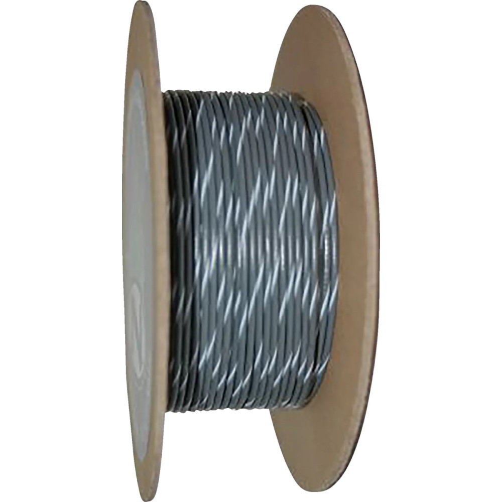 OEM Color Wire Spool — 20 AWG, 30.5 m (100'), Gray/White