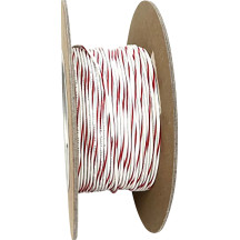 OEM Color Wire Spool — 20 AWG, 30.5 m (100'), Red, White