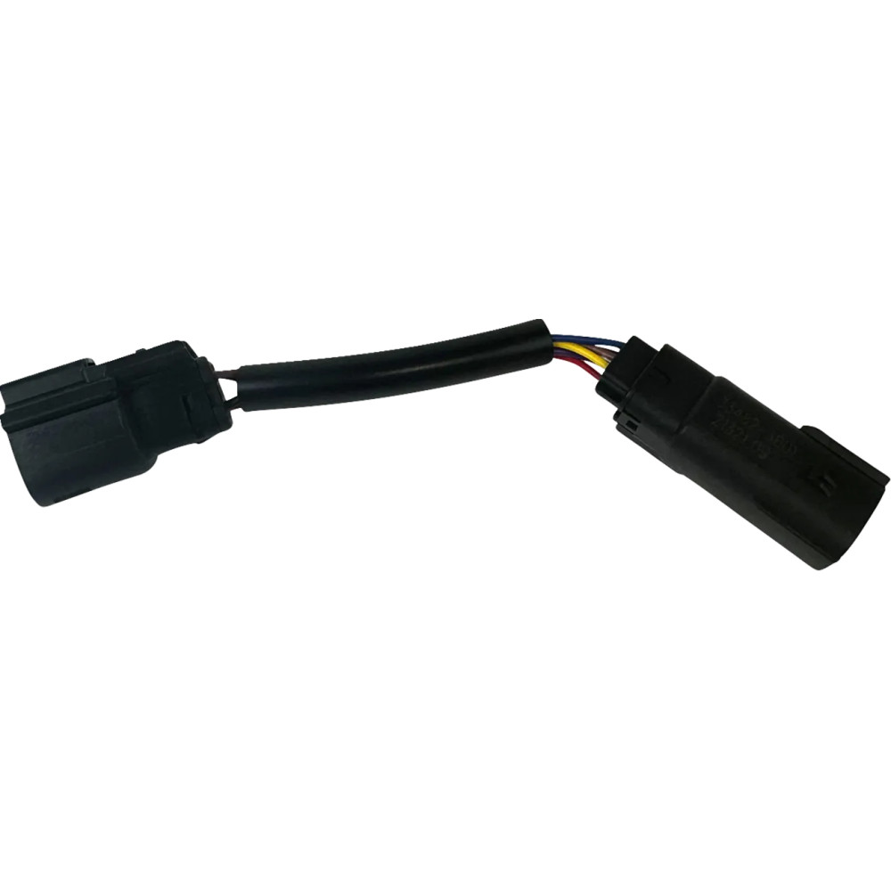 Adaptador de guardabarros trasero — Negro, 6 pines, conector Molex, para Harley-Davidson®