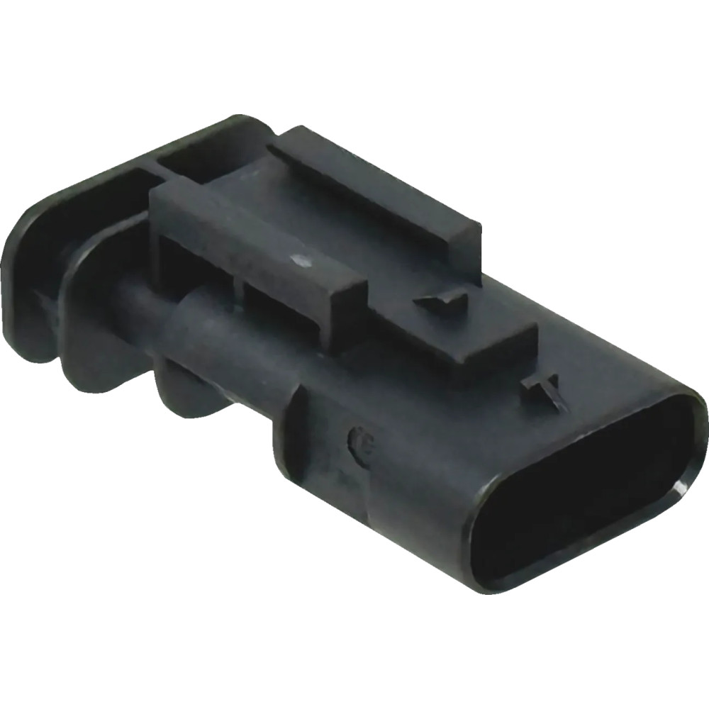 Fog Light Connector — male, black