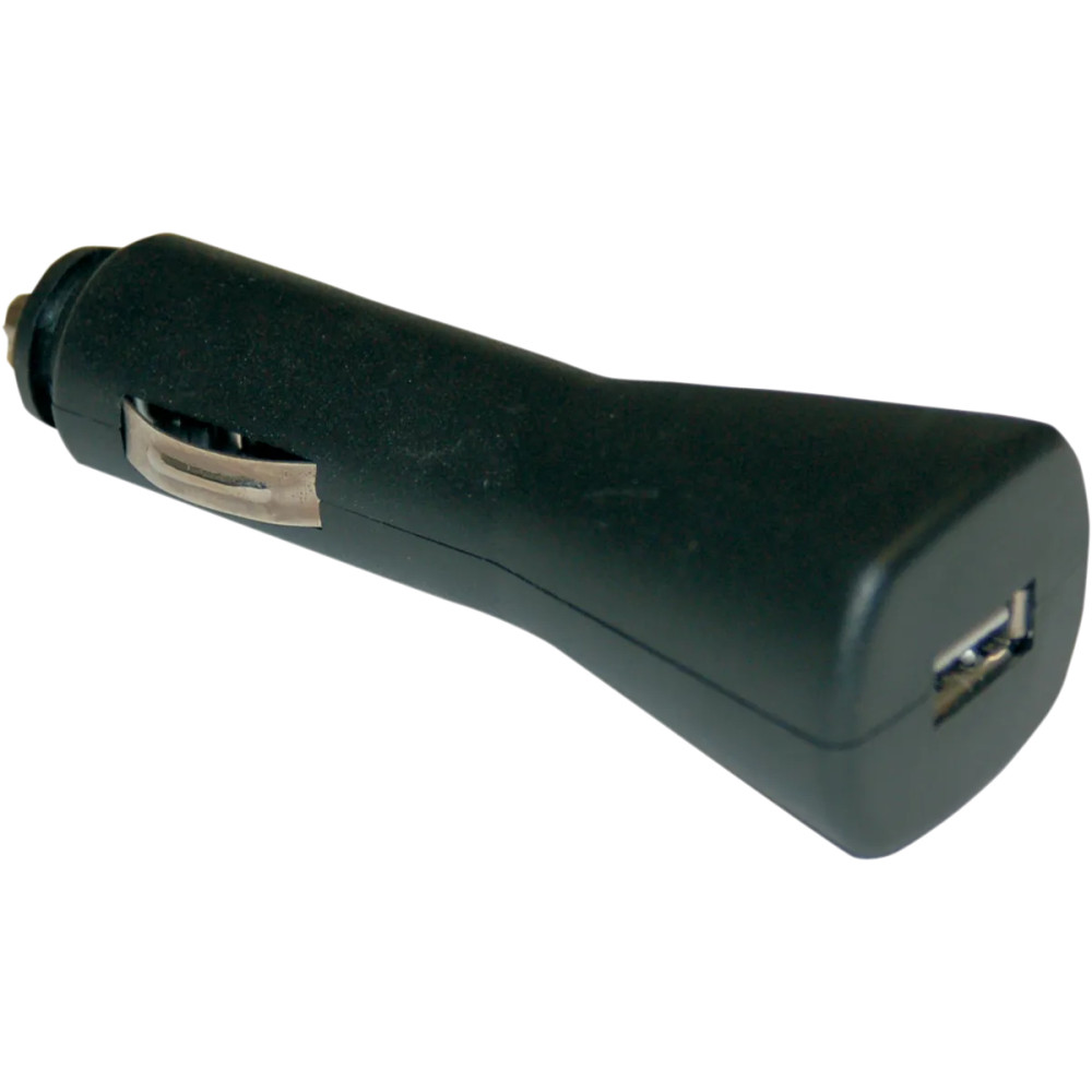 Universal USB power/charging port — 12V, USB A socket, Black