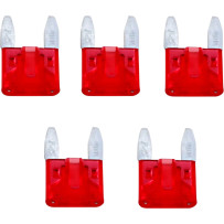 Replacement Fuses — 12V 10A, Mini, 5-pack