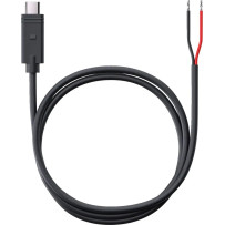 Hardwire Cable for SPC+ — 150 cm (59"), 12 V→5 V, 2 A, black