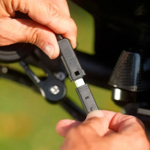 Hardwire Cable for SPC+ — 150 cm (59"), 12 V→5 V, 2 A, black