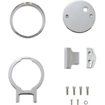 Gauge Mount for Performance Risers — Fits 1" and 1.25" risers, Chrome