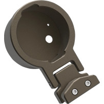 Gauge Mount for Performance Risers — Fits 1" and 1.25" risers, Brown