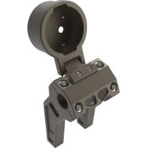 Gauge Mount for Performance Risers — Fits 1" and 1.25" risers, Brown