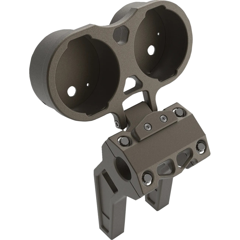 Gauge Mount for Performance Risers — fits 1" and 1.25" risers, brown finish