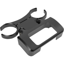 T-Bar Gauge Mount for M8 Softail — 25.4 mm (1") handlebar, black anodized