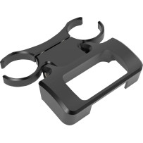 T-Bar Gauge Mount for M8 Softail — 25.4 mm (1") handlebar, black anodized