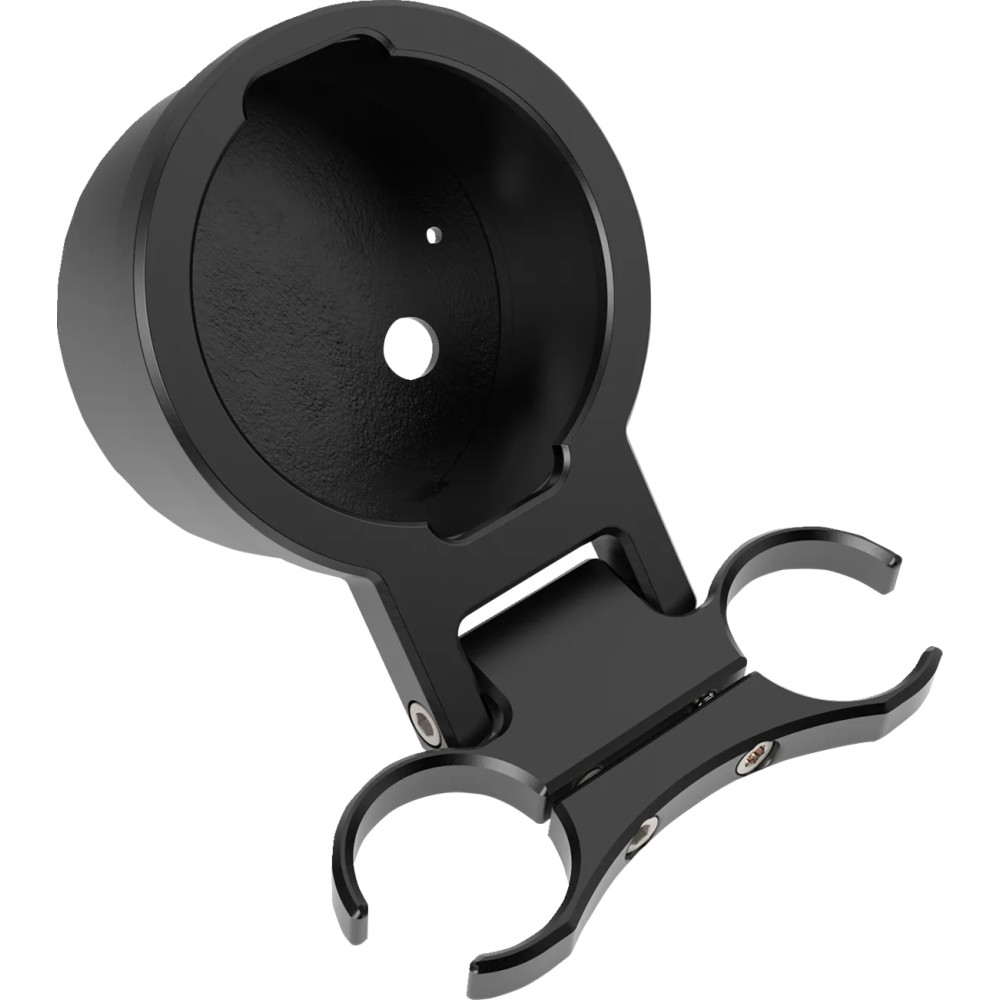 Gauge Mount — Single, 25.4 mm (1"), Black anodized