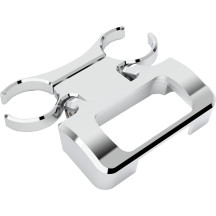 T-Bar Gauge Mount for M8 Softail — 32 mm (1-1/4"), Chrome