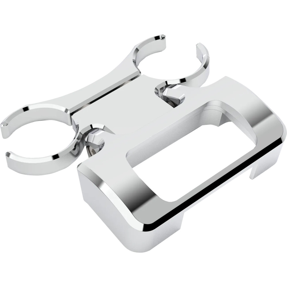 T-Bar Gauge Mount for M8 Softail — 32 mm (1-1/4"), Chrome