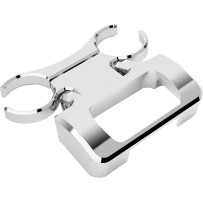 T-Bar Gauge Mount for M8 Softail — 38 mm (1-1/2"), Chrome