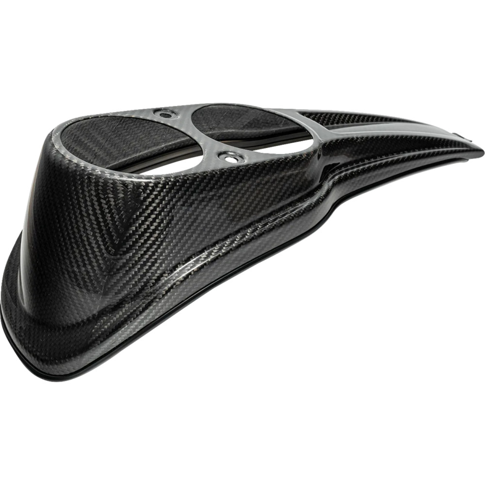 Carbon Fiber Dash Panel — Black, gloss finish