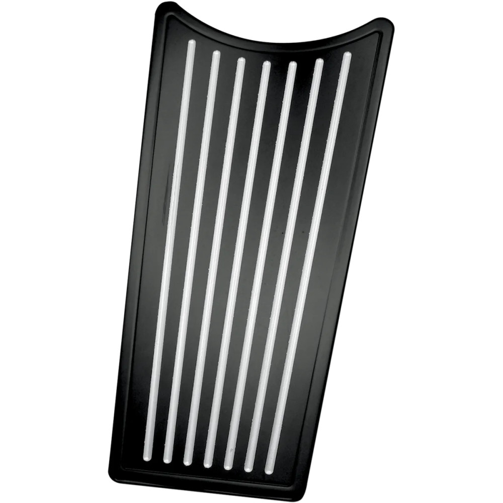 Dash Insert — Black anodized, Silver