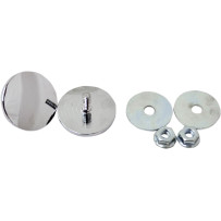 Fairing Mirror Hole Plugs — Inner Fairing, Chrome