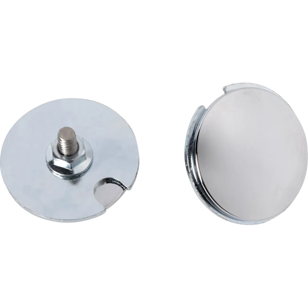 Fairing Mirror Hole Plugs — Inner fairing, Chrome