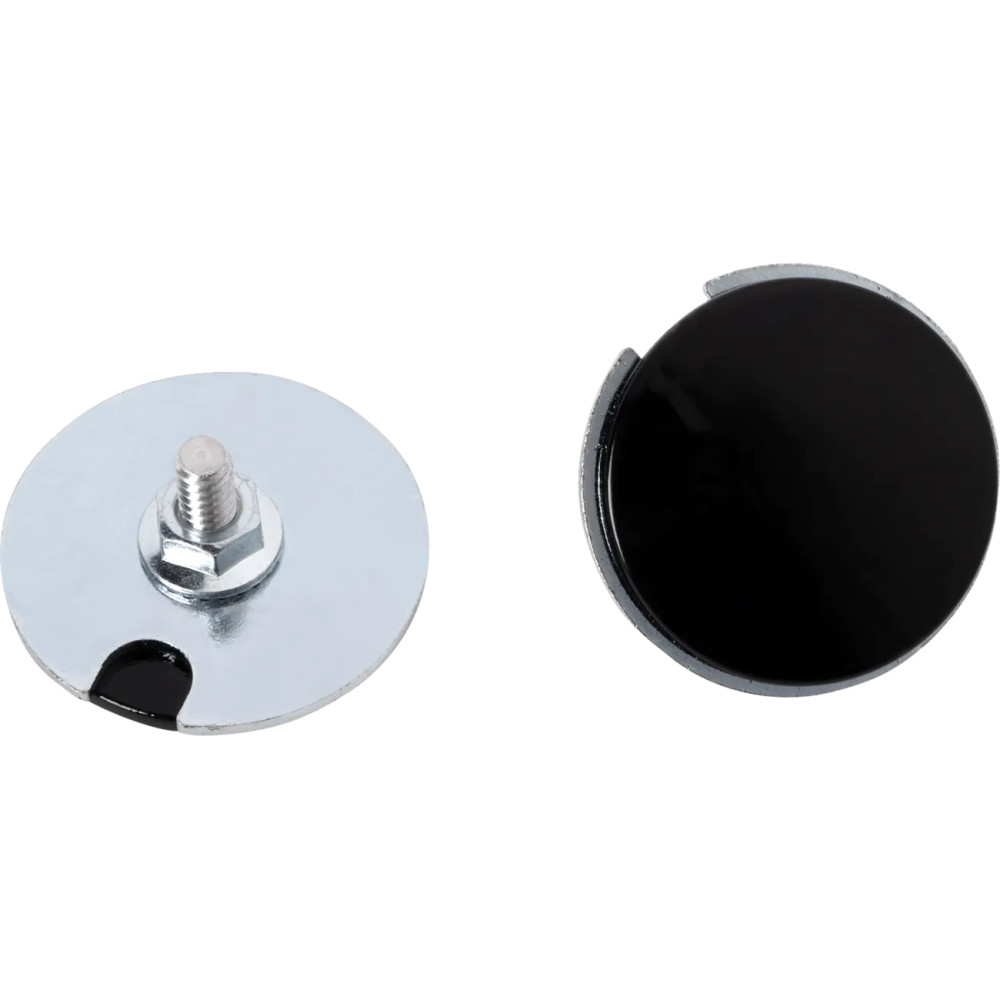Fairing Mirror Hole Plugs — Black gloss, inner fairing, Pair