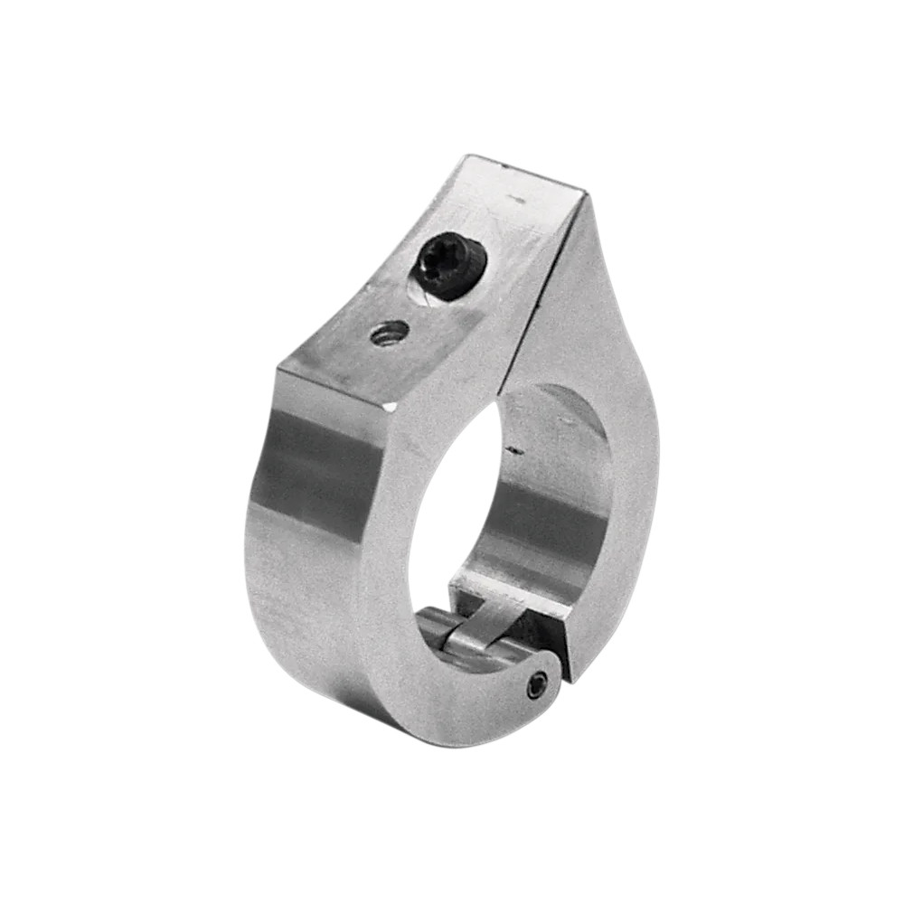 Handlebar Gauge Clamp — 52.4 mm (2.06"), fits 25.4 mm (1") handlebars, Chrome