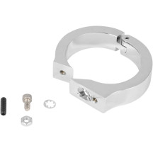 Abrazadera de medidor de manillar — 52.4 mm (2-1/16"), para manillar de 38 mm (1-1/2"), cromada