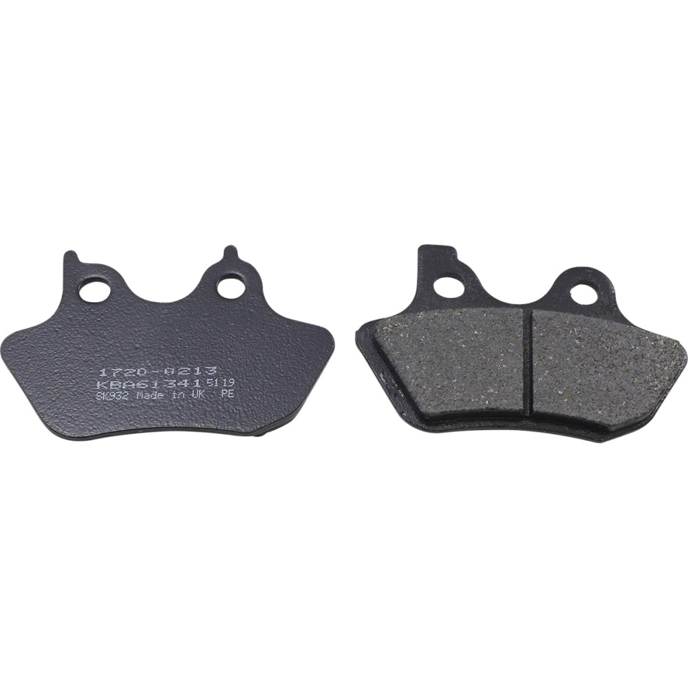 Organic Harley/Buell Brake Pads — Set of 2