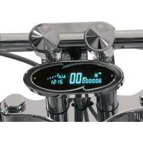 Speedometer Mount — 31.75 mm (1-1/4"), T-bar drag fit, Chrome
