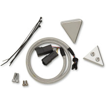 Speedometer Mount — V-Bar, standard handlebar diameter, chrome