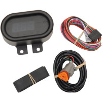 5000 Series Handlebar-Mounted Digital Speedometer — 0–255 mph, Blue readout