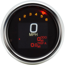 MLX - 3000 Series Gauge — 3-3/8" housing, Chrome