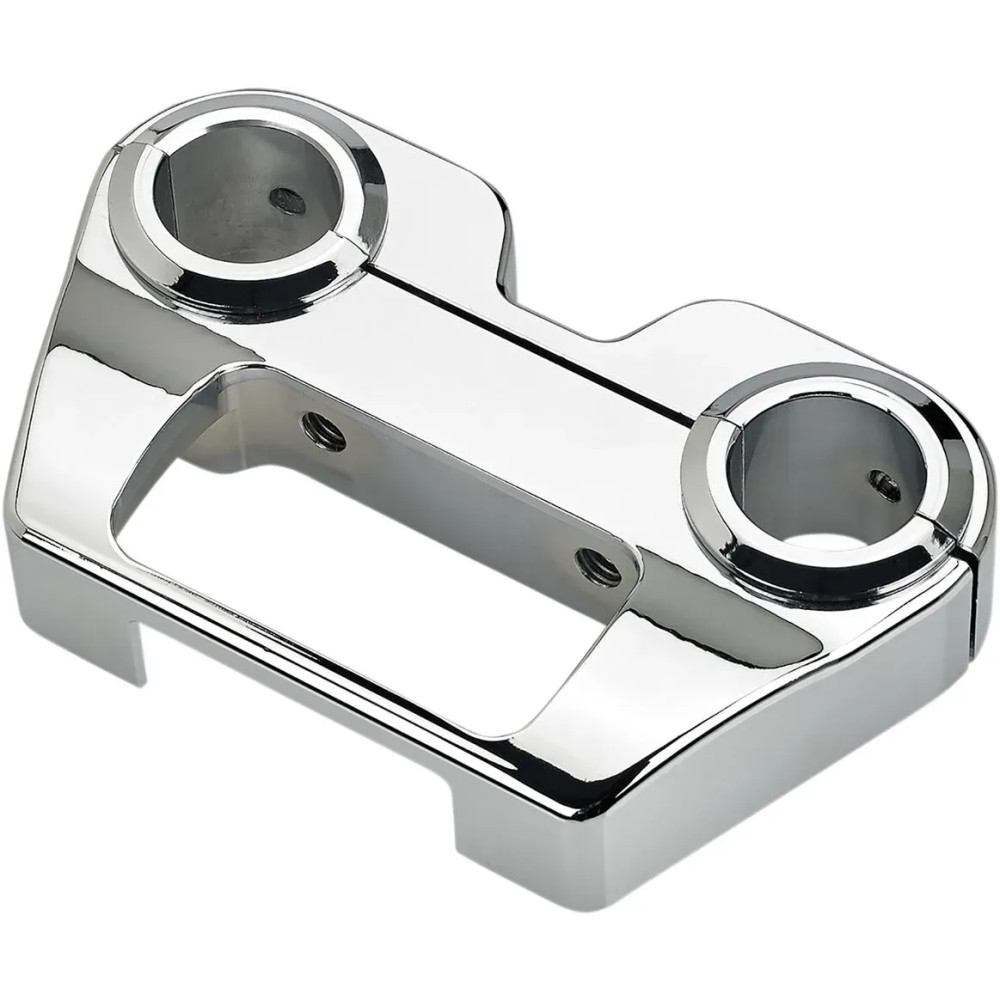 Billet Dash Panel — Chrome, 1" - 1-1/4" handlebar