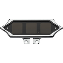 MLX-9000 Series Universal Gauges — 16.5 cm width, 57.2 mm length, 44.45 mm depth, black face, chrome housing