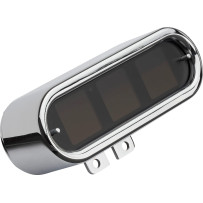 MLX-9000 Series Universal Gauges — 0–199 mph / 0–320 kph calibration, 16.5 cm width, 44.45 mm depth, black face