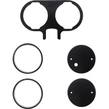 Gauge — specific fit to SlyFox risers with top-mount bracket, black