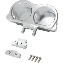 Dual Gauge Mount For Performance Risers — Dual gauge, Unfinished