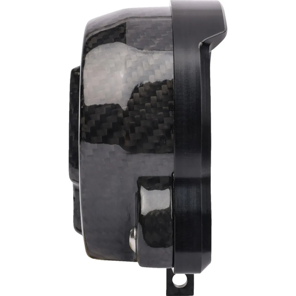 Kit de reubicación de indicadores — velocímetro, montaje delantero, negro anodizado