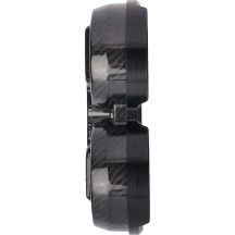 Kit de reubicación de indicadores — velocímetro, montaje delantero, negro anodizado