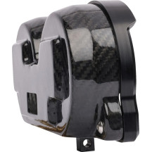 Kit de reubicación de indicadores — velocímetro, montaje delantero, negro anodizado